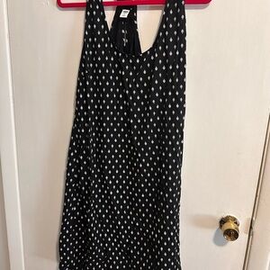 Old Navy Black and White Patterned Women's Dress